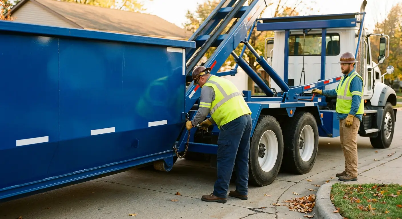 Dumpster delivery safety protocols in Aurora, CO