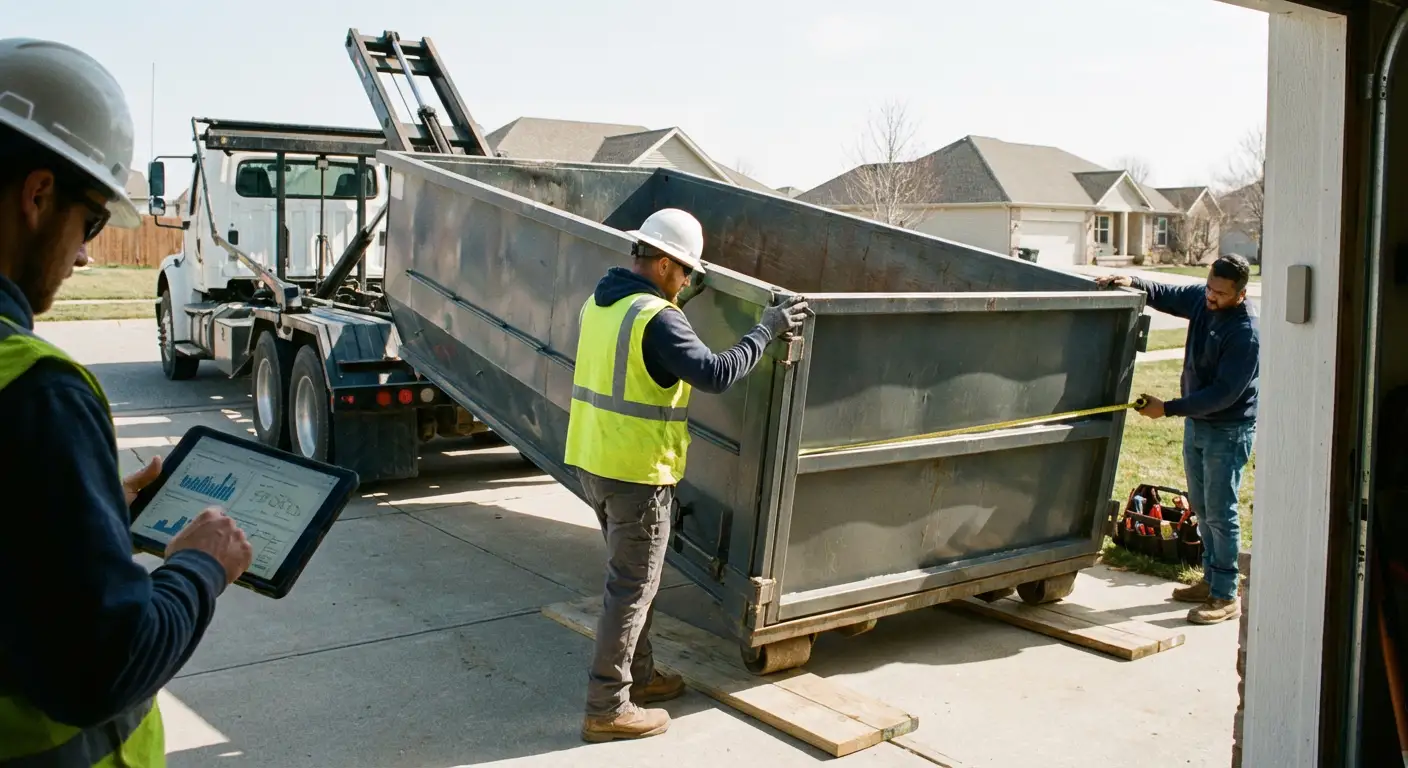 Roll-off dumpster dimensions and capacity guide in Aurora, CO