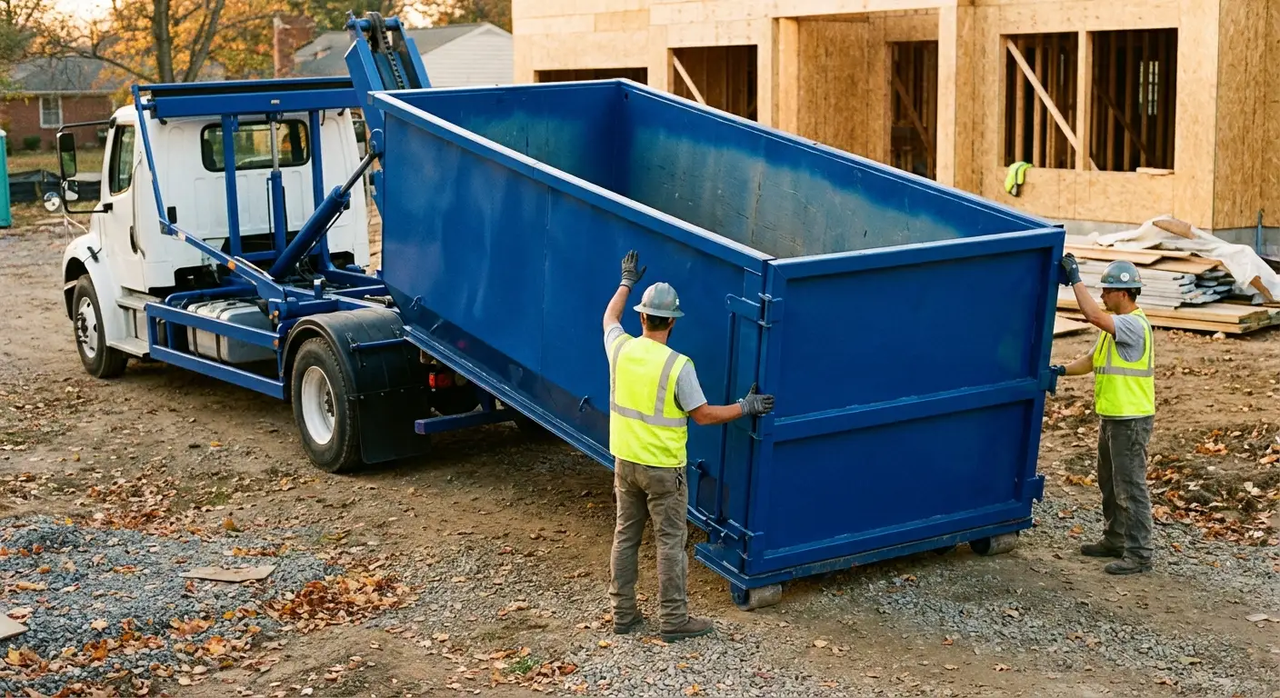 Construction dumpster delivery and waste management in Aurora, CO